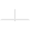 Ekena Millwork Eugene Architectural Grade PVC Gable Bracket, 108"W x 40 1/2"H x 4"D x 4"F, 9/12 Pitch GBP108X41X0404EUG00 - alternate 5